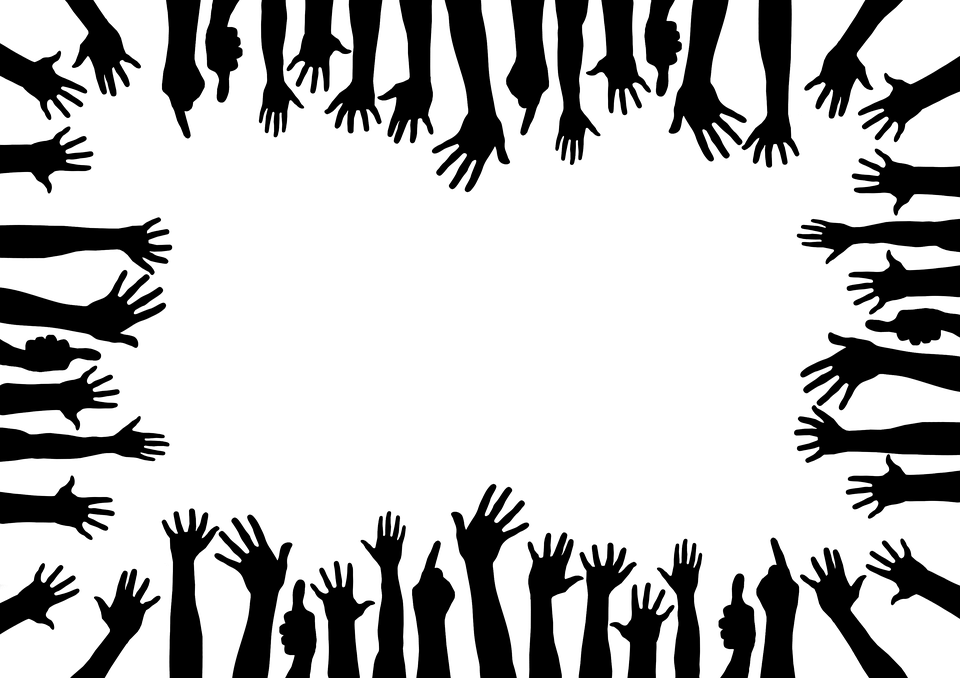 Download Friends Png High Quality Image Black And White Unity Hands Png Image With No Background Pngkey Com