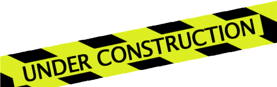 Construction Tape Clipart - Caution Tape Under Construction (900x291), Png Download