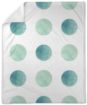 Plush Blankets Watercolor Texture Seamless Pattern - Circle (400x400), Png Download