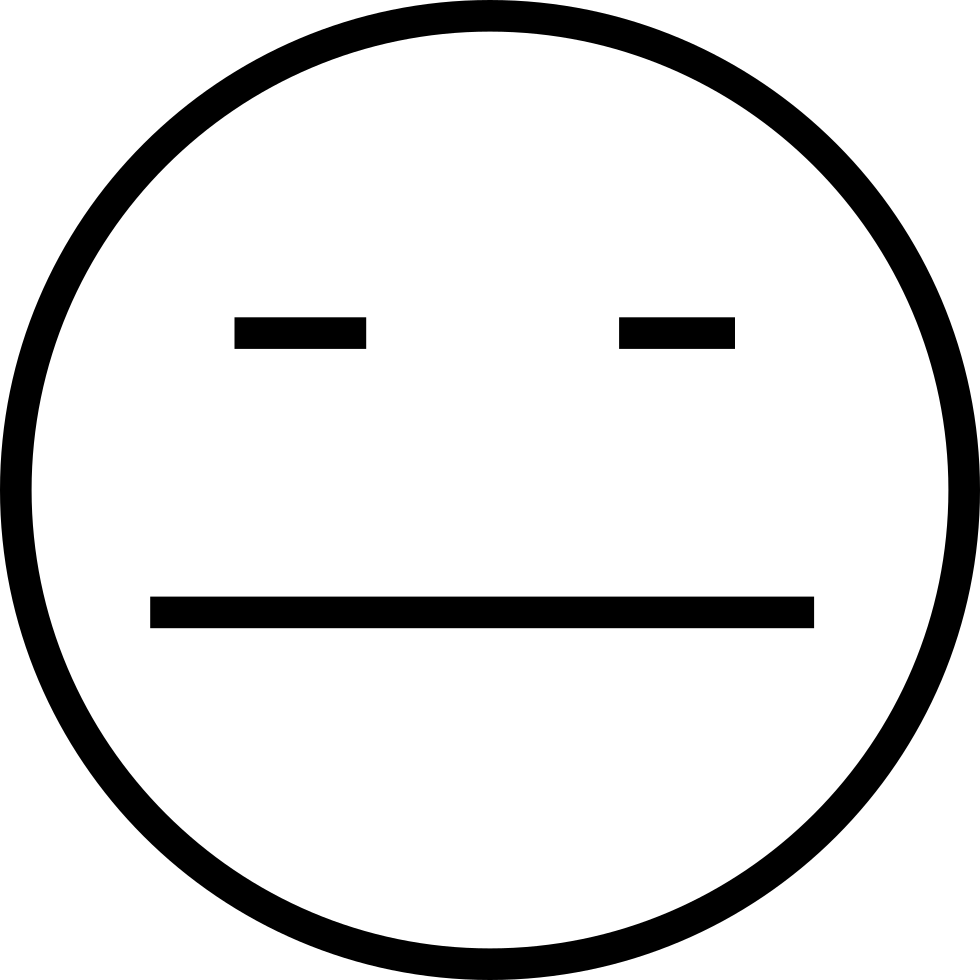 Sad Face Svg Png Icon Free Download - Circle (980x980), Png Download