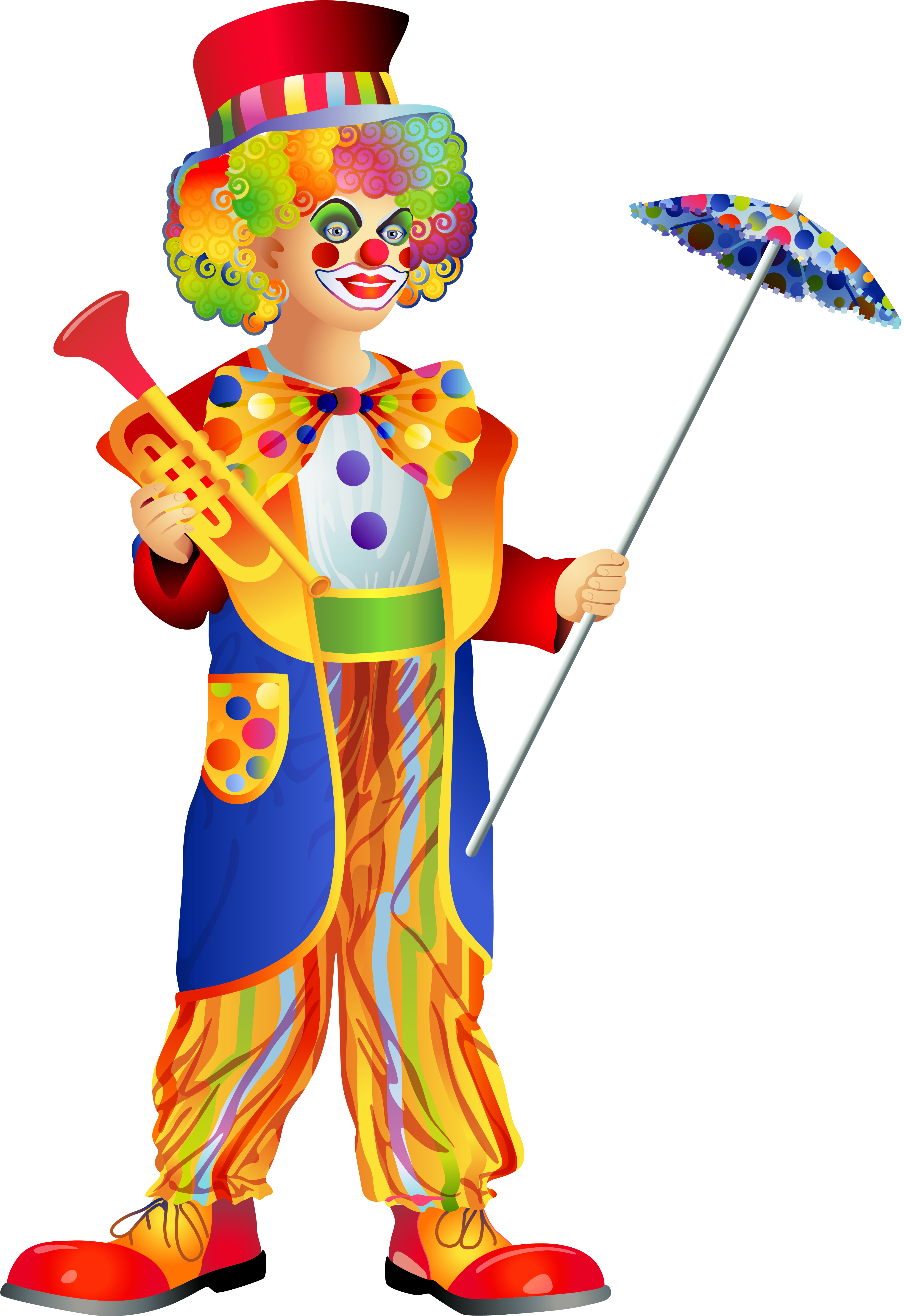 Clown (4077x5985), Png Download