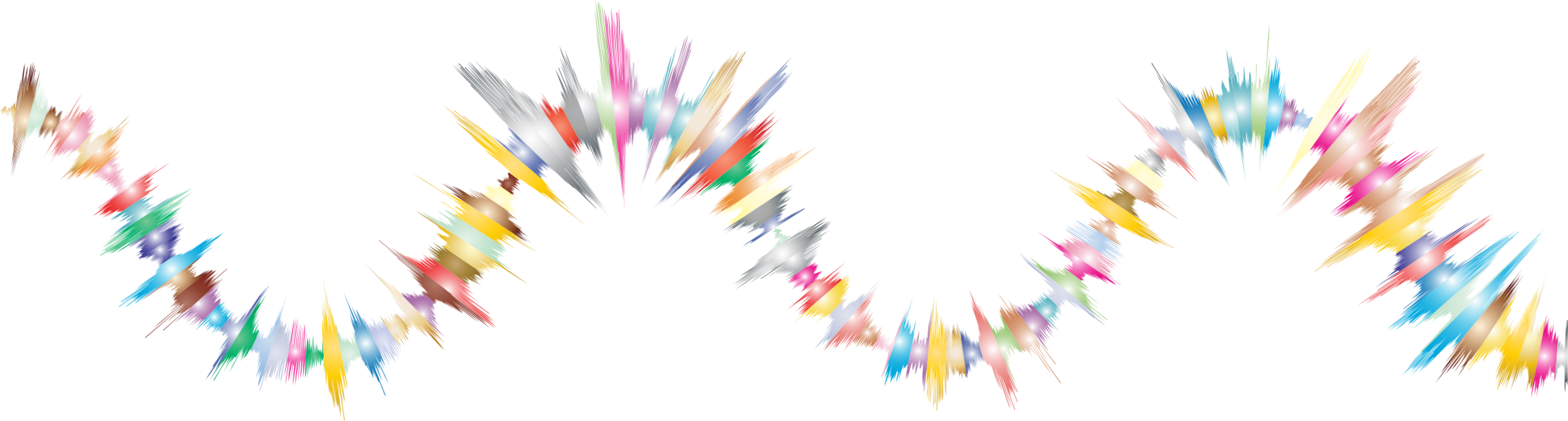 Sound Wave Tsunami Computer Icons - Wave (2794x750), Png Download