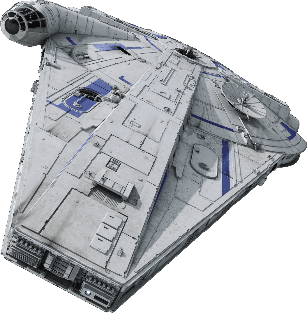 Landos Millennium Falcon Fathead - Solo Millennium Falcon Escape Pod (1080x1100), Png Download