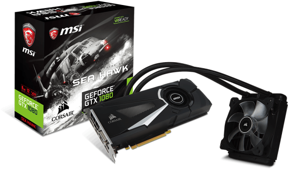 Pci Express Solution Graphics Cards Geforce Gtx 1080 - Msi Gtx 1080 Aero (600x480), Png Download