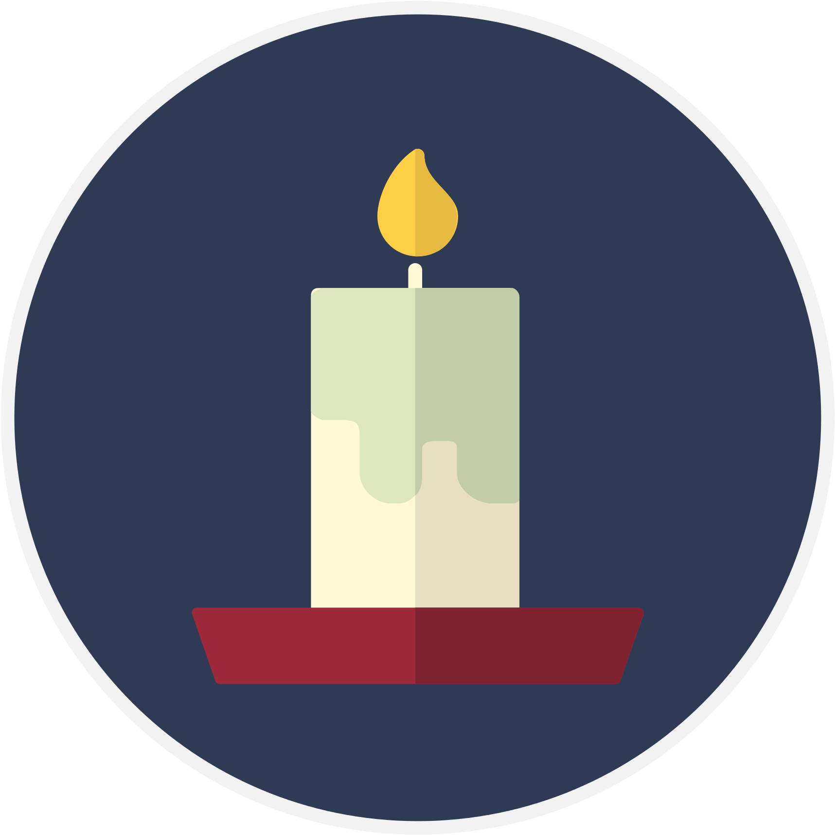 Open - Candle Icon Png (2000x2000), Png Download