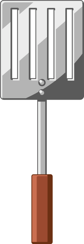 Spatula Clip Art (275x800), Png Download