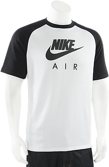 Nike Air Hybrid Mx T Shirt White - Nike Air T Shirt Mens (650x650), Png Download