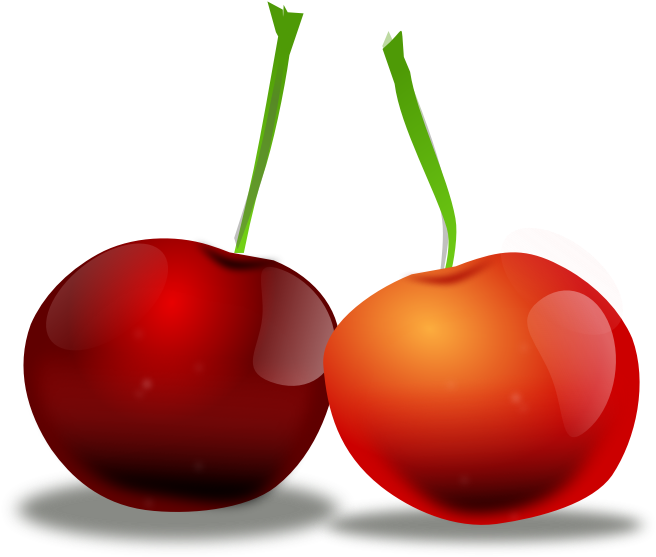 Clipart - Cherries - Custom Cherries Shower Curtain (800x800), Png Download