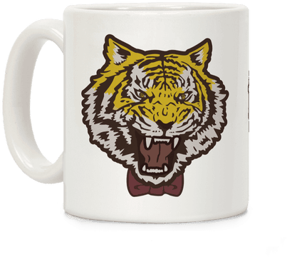 Tiger In A Bow Tie Coffee Mug - Yurio's Tiger Shirt (from Yuri!!! On Ice) (484x484), Png Download