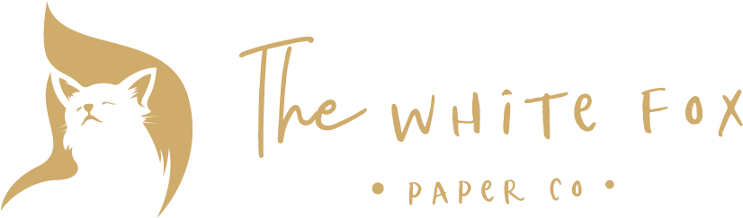 White Fox Paper Co - Black Fox (900x300), Png Download