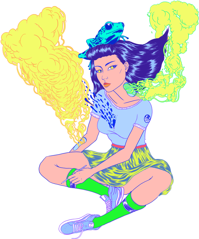 Hot Tropic - Illustration (900x900), Png Download