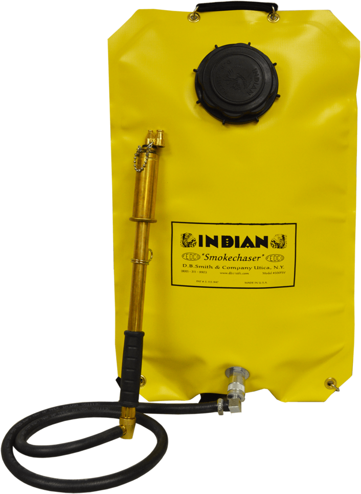 Indian Fire Pump Vinyl - D. B. Smith Indian Fire Pumps Bag With Carrying Handle (1000x981), Png Download