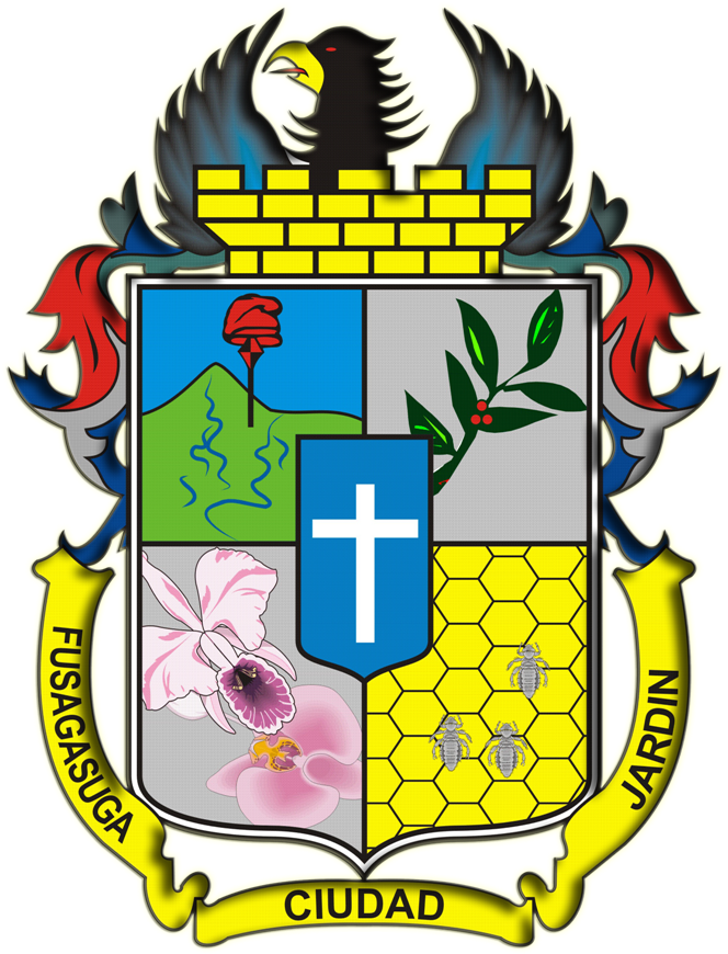 El Escudo De La "ciudad Jardín De Colombia" Lo Representan - Alcaldia De Fusagasuga (768x994), Png Download