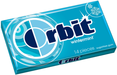 Free Png Chewing Gum Png Images Transparent - Wrigleys Wintermint Orbit Bubble Gum (480x480), Png Download