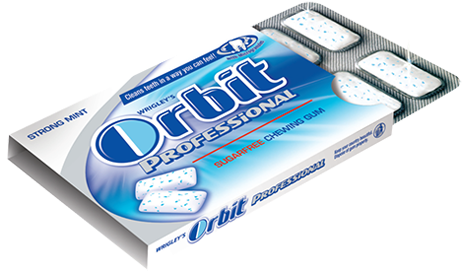 Orbit Chewing Gum Png Image - Sugarless Gums In India (500x275), Png Download