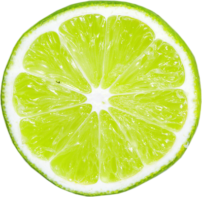 Tranche De Citron Vert Png - Lemon (410x400), Png Download