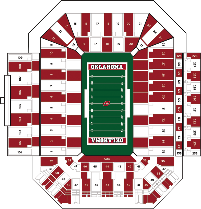 Ou Gaylord Stadium Seating Chart