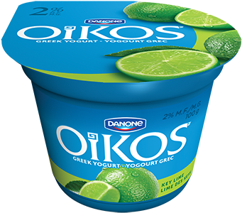 Oikos Greek Yogurt Banana (400x360), Png Download