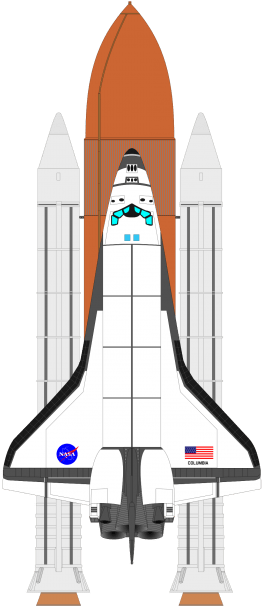 Free Png Space Shuttle Flat Png Images Transparent - Space Shuttle Clip Art (480x622), Png Download