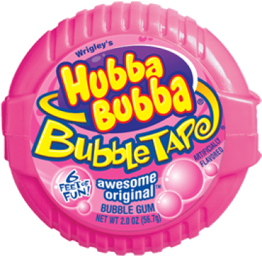 Hubba Bubba Tape Awesome Original - Hubba Bubba Bubble Tape Blue (700x700), Png Download