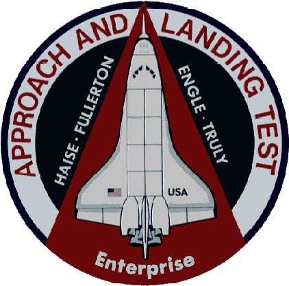 Space Shuttle Enterprise Logo - Nasa Unveils The First Space Shuttle The Enterprise (454x440), Png Download