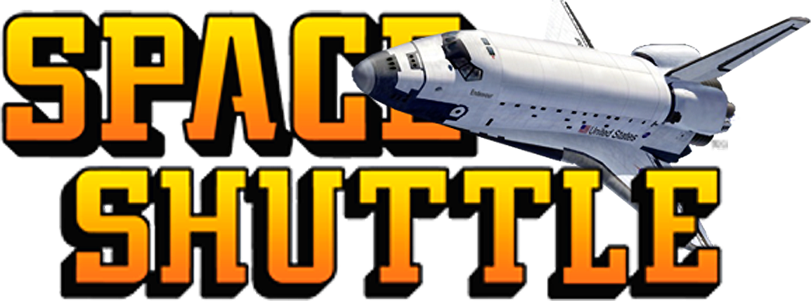 Space Shuttle Pinball Logo (1154x428), Png Download