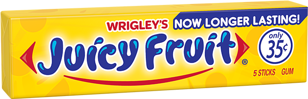 Download Original Juicy Fruit Gum 5 Sticks Png Image With No Background Pngkey Com