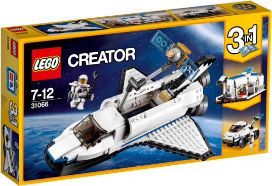 Space Shuttle Explorer - Lego Creator Space Shuttle Explorer (650x366), Png Download
