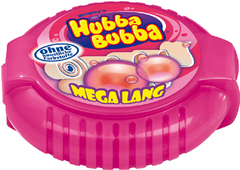 Hubba Bubba Chewing Gum - Hubba Hubba Kaugummi (500x270), Png Download
