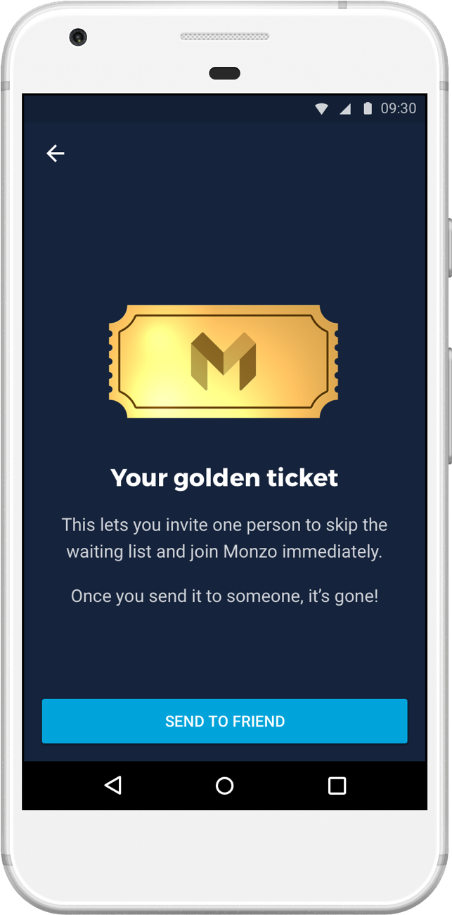 Monzo Golden Ticket (1600x1300), Png Download