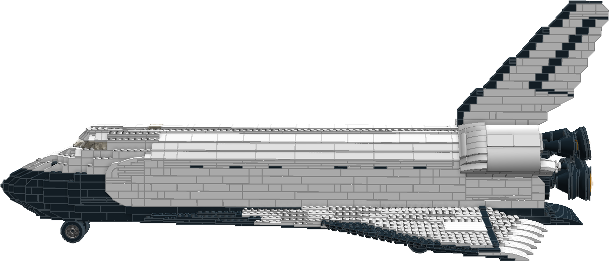 Lego Space Shuttle Endeavor (1357x572), Png Download