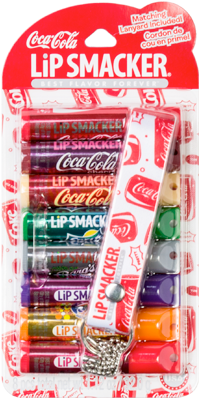 Coca-cola Lanyard Party Pack - Lip Smacker Pack (309x402), Png Download