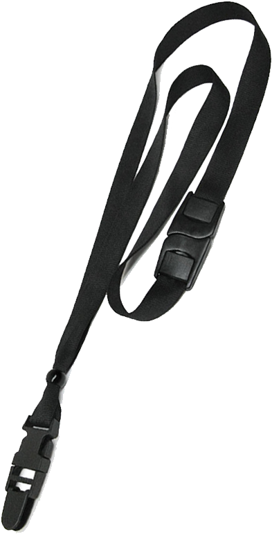 Lanyard Black (846x846), Png Download