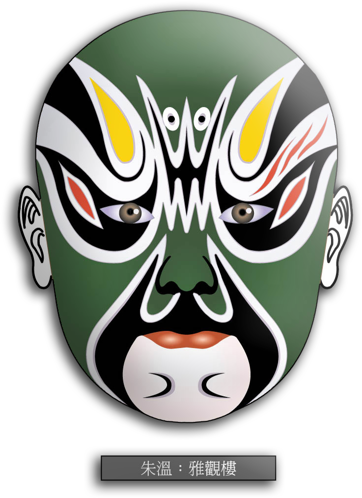 Clipart Resolution 820*1050 - Peking Opera Make Up (820x1050), Png Download