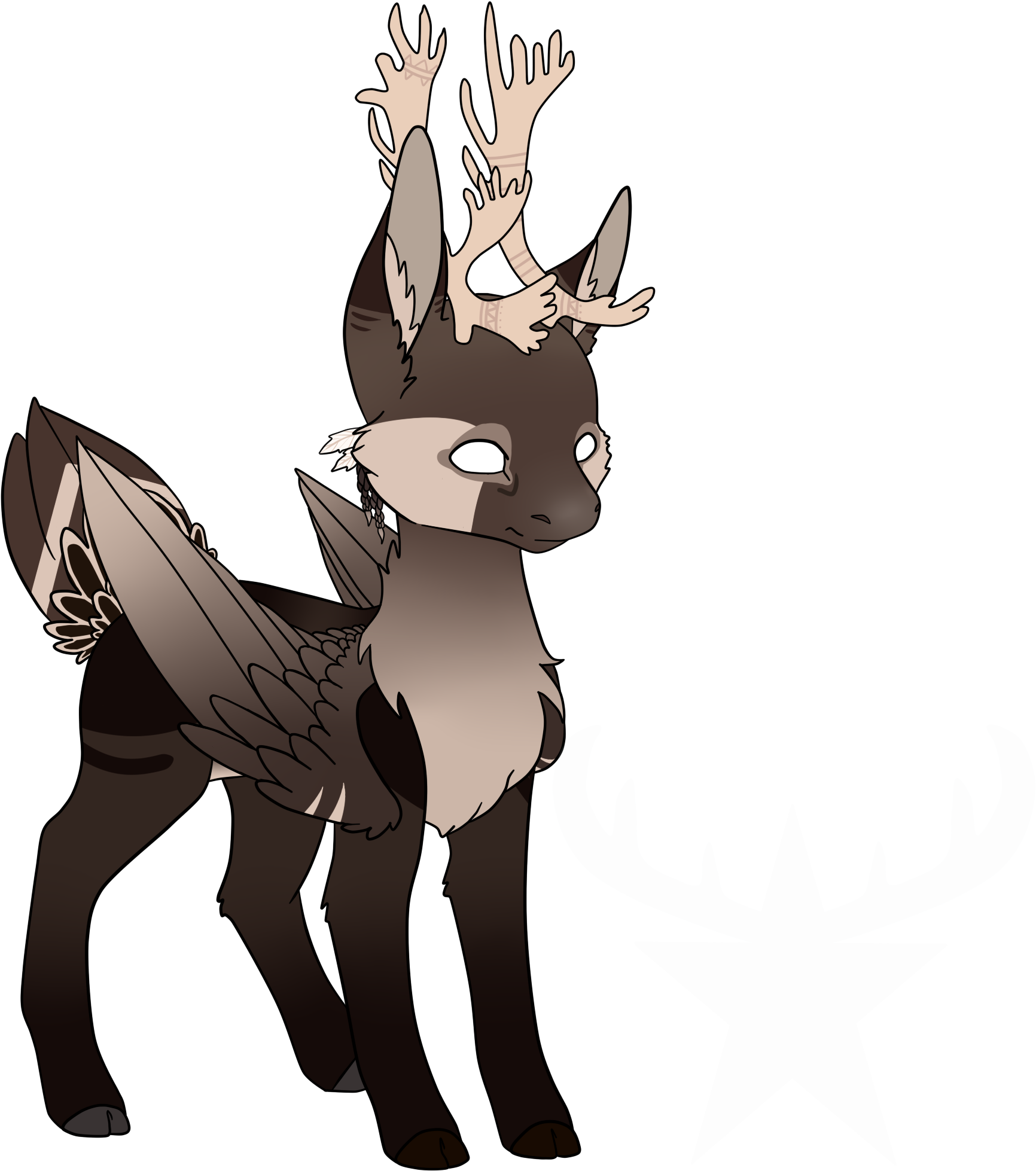 Deer Furry (2080x2080), Png Download