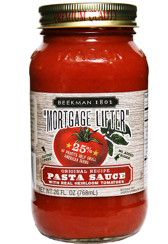 Pasta Sauce Full Silos V=1410828790 - Beekman 1802, Mortgage Lifter Pasta Sauce Gluten Free, (800x800), Png Download