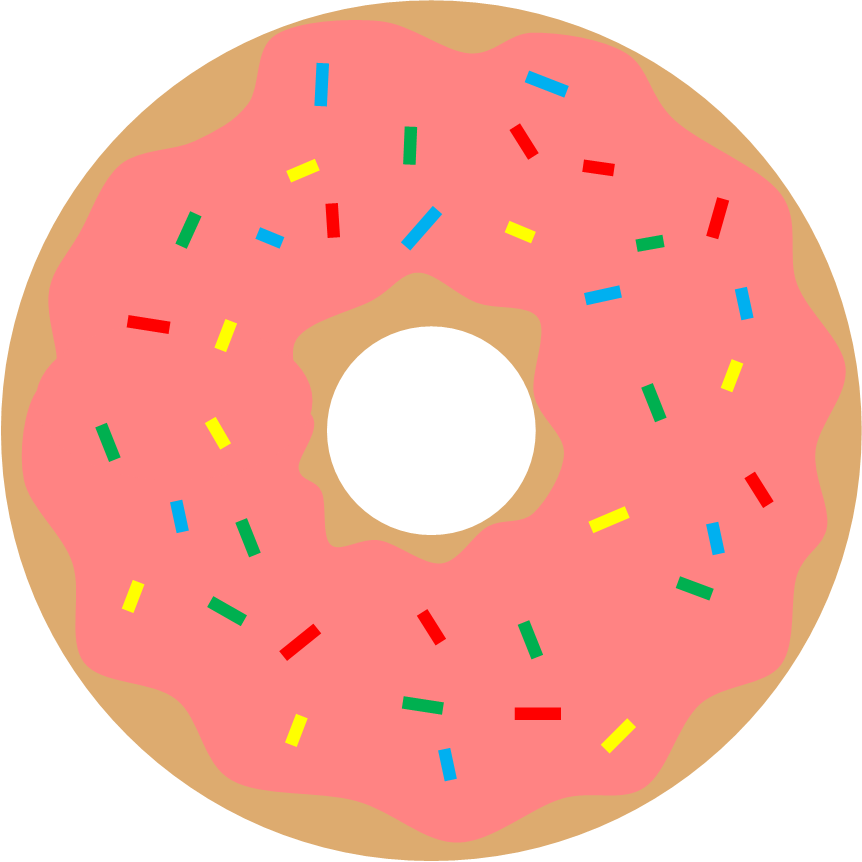 Donuts Storytime Clipart Freeuse - Dohnuts That You Can Print (862x862), Png Download
