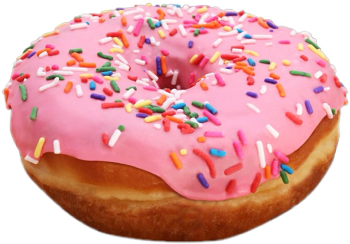 Donut Png (688x480), Png Download