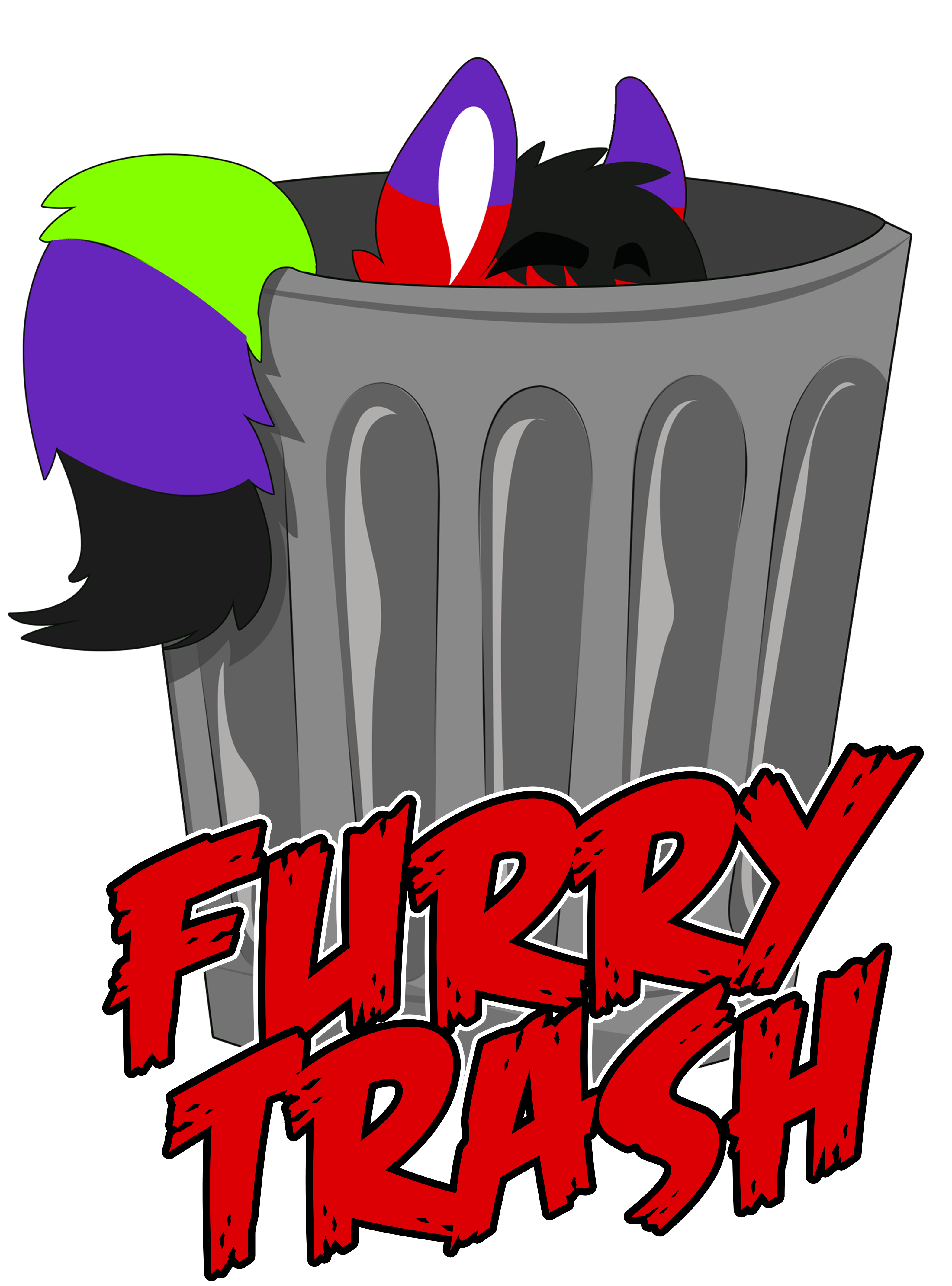 Furry Trash Majira Charity Shirt Artworktee Png Furry - Furry Trash (3300x4500), Png Download