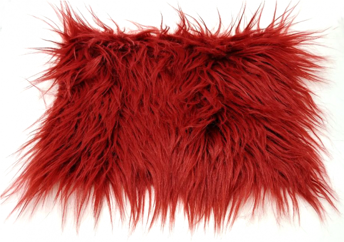 Maroon Luxury Shag Faux Fur - Red Fur Png (700x700), Png Download