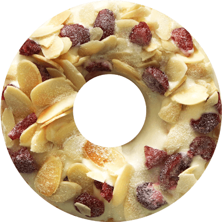 Almond Ring - Donut Big Apple (450x450), Png Download