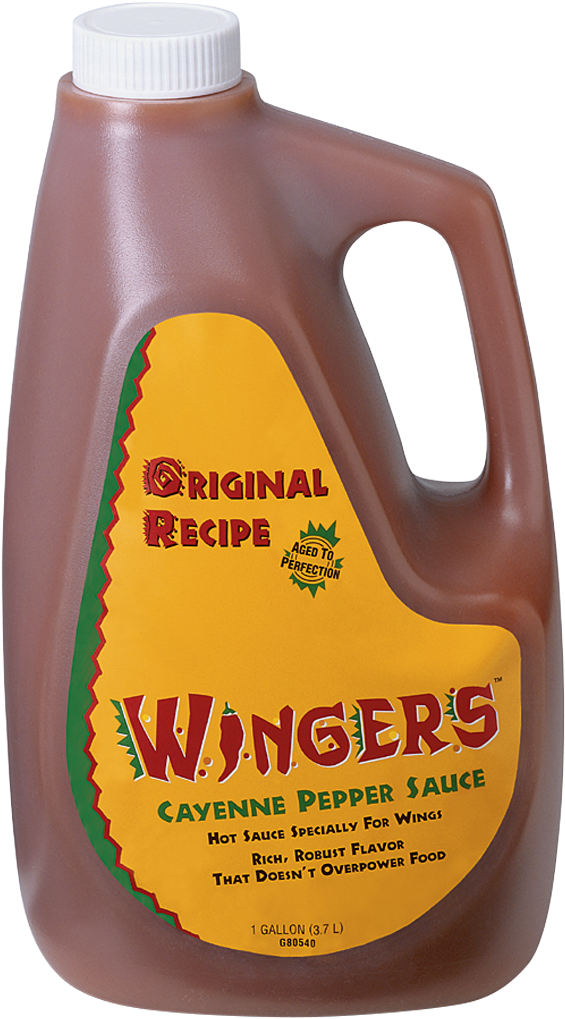 G80540-wl Wg Cayennepeppersauce - Winger's G80540.wl Sauce Original Recipe 4-1 Gallon, (1200x1200), Png Download