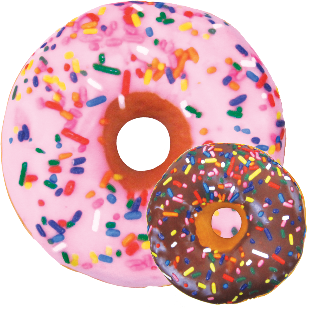 Pink Donut Png - Iscream Donut Microbead Pillow (1200x1200), Png Download