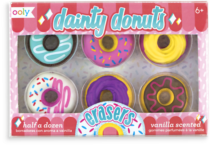 Dainty Donuts Pencil Erasers - Dainty Donut Erasers (800x800), Png Download