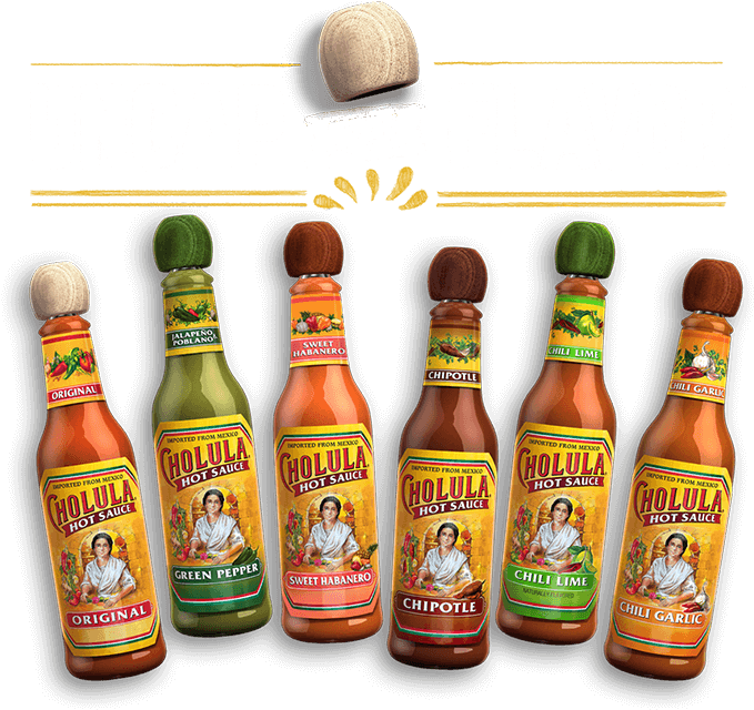 Uncap Real Flavor - Cholula Hot Sauce (12x5 Oz) (740x658), Png Download