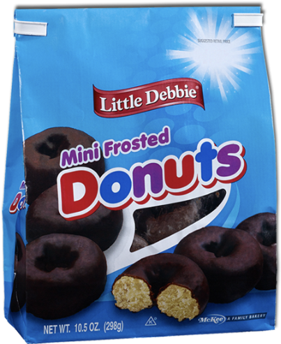 W Little Debbie Donuts (432x511), Png Download