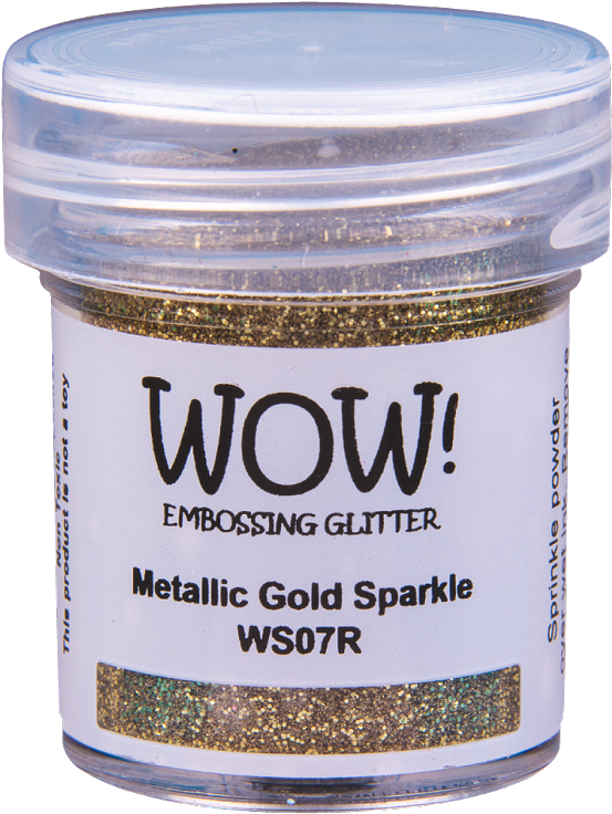 Metallic Gold Sparkle - Wow! Embossing Powder 15ml-blue Tang, Blue (558x750), Png Download
