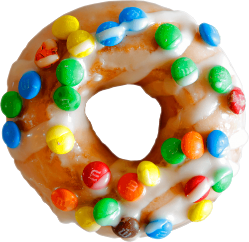 The Van Gogh - Png Donuts (500x487), Png Download