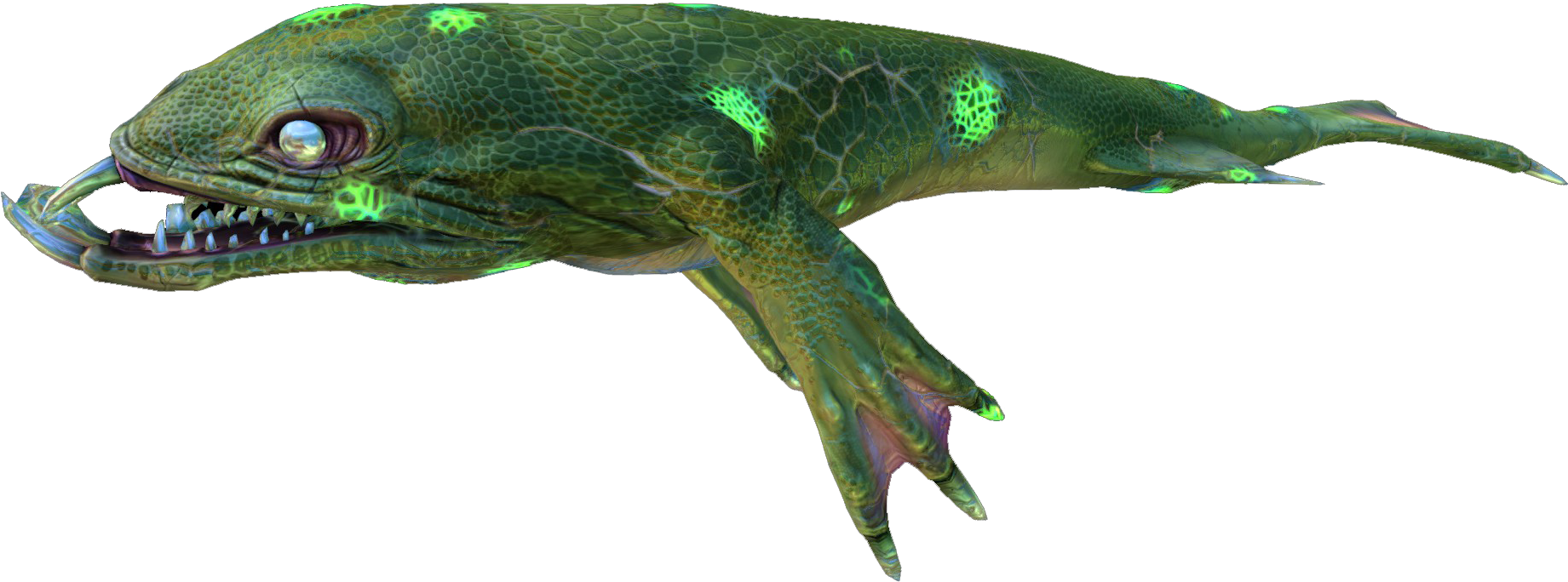 Infected Lava Lizard - Subnautica Lava Lizard (1920x1080), Png Download
