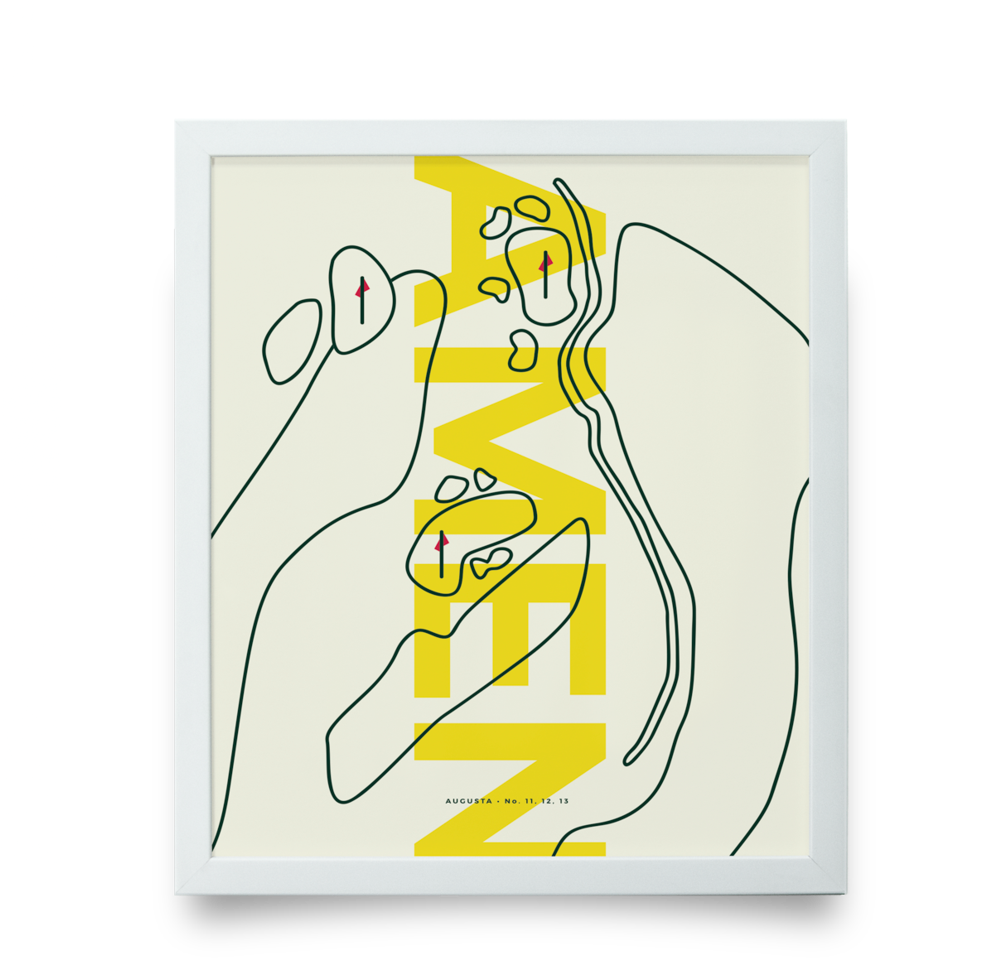 Caddie Corner Giclée Print - Downhill (1024x1022), Png Download